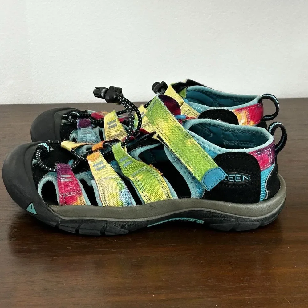 Keen Newport H2 Sandals Size 3?? Tie Dye Fisherman Water Hike